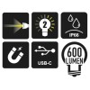 LAMPARA MAGNETICAAARTICULADA 1837F/USB