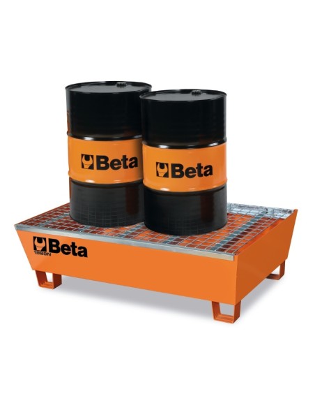 BASE DE ACERO PARA 2 BARRILES 200L 1889N