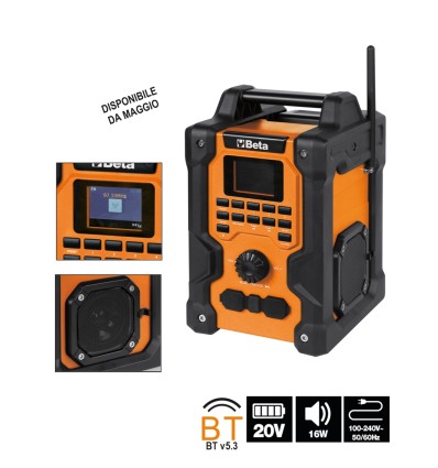 RADIO PARA OBRA DE 20 V 1989RCB