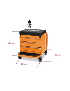 CAMILLA RESISTENTE CON CAJA HERRAMIENTA 2258N-O