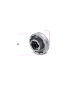 LLAVE VASO BIHEXAGONAL TUERCAS BUJE RUEDA 3075B 55