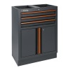 MODULO FIJO 3 CAJONES 2 PUERTAS C45PRO M3A
