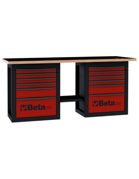 MESA TRABAJO ENDURANCE 2 CAJONERAS C59B-O