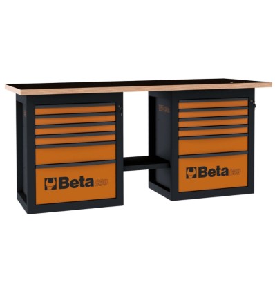 MESA TRABAJO ENDURANCE 2 CAJONERAS C59B-A