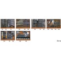JUEGO DE 142 HERRAMIENTAS 5904VI/3T