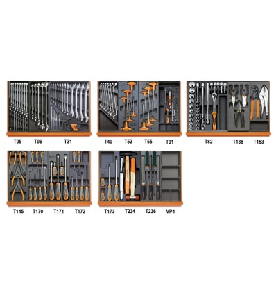 JUEGO DE 161 HERRAMIENTAS 5908VU/2T