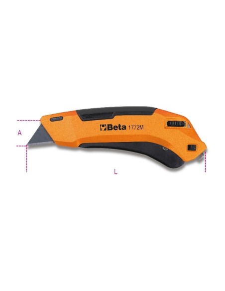 CUTTER HOJA RETRACTIL DE SEGURIDAD 1772M