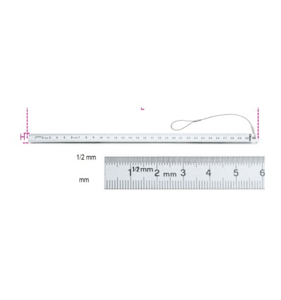 Regla flexible graduada mod 1682HS