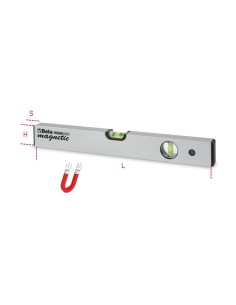 Nivel base magnetico de aluminio mod 1696B