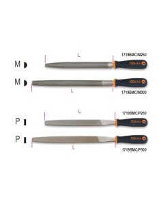 Lima plana de corte bimaterial mod 1719BMC-P
