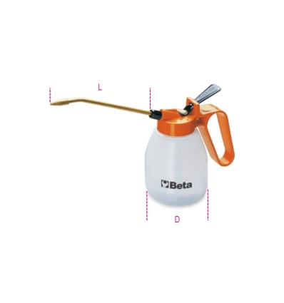 Aceitera plastico con lanza rigida mod 1752