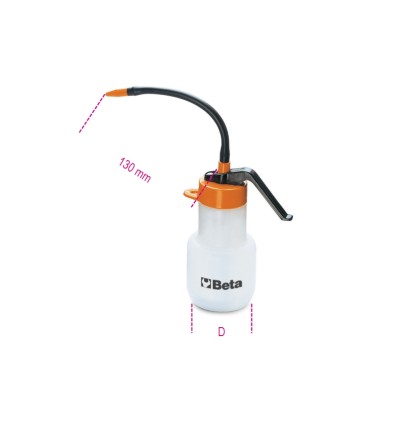 Aceitera de plastico flexible mod 1754