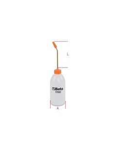 Aceitera de plastico curva mod 1755C