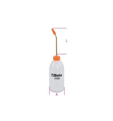 Aceitera de plastico curva mod 1755C
