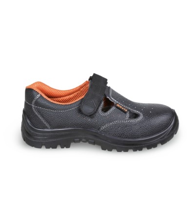 Sandalia de piel perforada mod 7247BK
