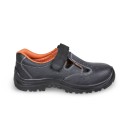 Sandalia de piel perforada mod 7247BK