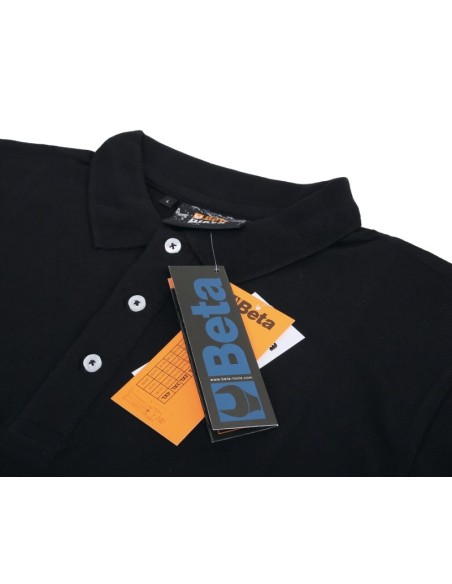 Polo de 3 botones negro mod 7547N