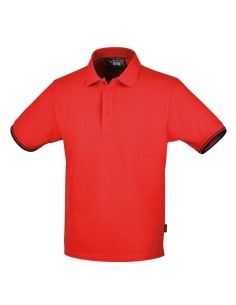 Polo de 3 botones rojo mod 7547R