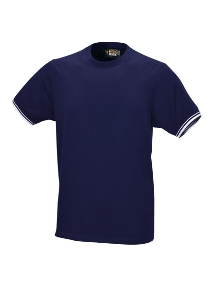 Camiseta de trabajo azul mod 7549BL