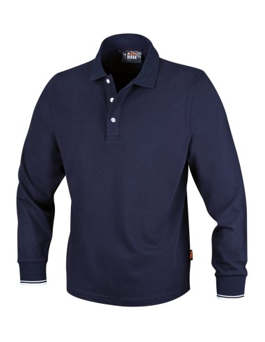 Polo manga larga azul marino mod 7557BL