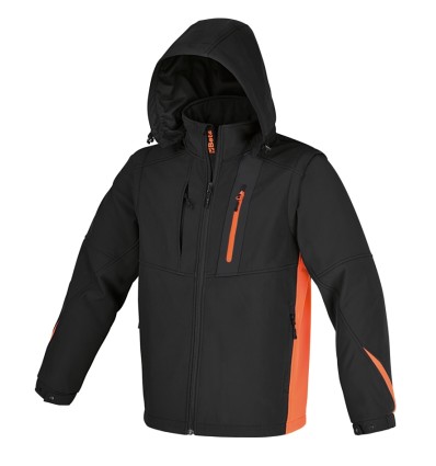 Chaqueta softshell negro mod 7659N
