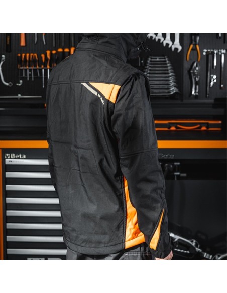 Chaqueta softshell negro mod 7659N