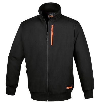 Sudadera con cremallera larga mod 7664N