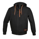 Sudadera con cremallera larga y capucha mod 7665N