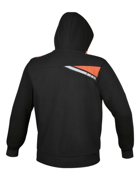 Sudadera con cremallera larga y capucha mod 7665N