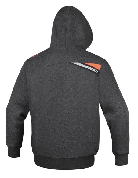 Sudadera con cremallera larga y capucha mod 7665G