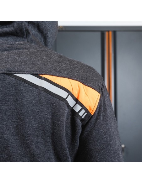 Sudadera con cremallera larga y capucha mod 7665G