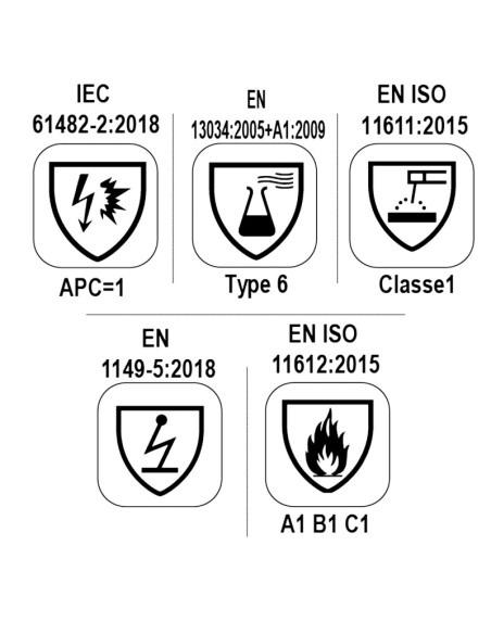Chaqueta multiprotección mod 7949