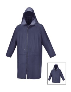 Abrigo impermeable azul mod 7978L