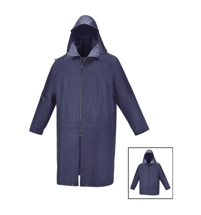 Abrigo impermeable azul mod 7978L