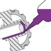 Retenedor de roscas baja resistencia mod 9831L
