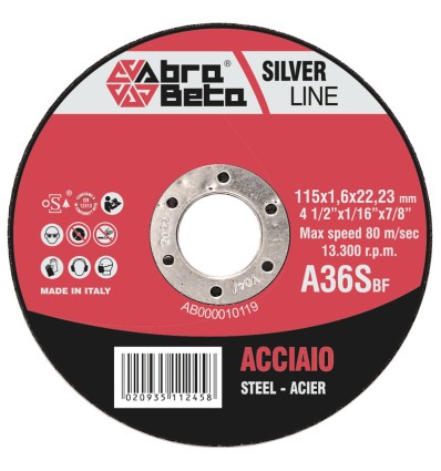DISCO DE CORTE ACERO 230X2X22.23 CD A36S