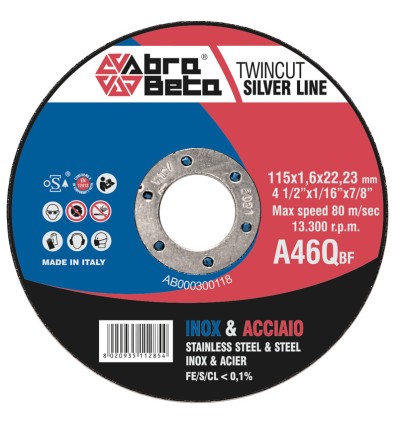 DISCO DE CORTE ACERO-INOXIDABLE CP A46Q