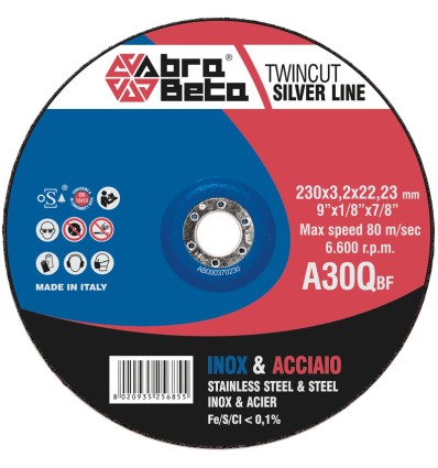 DISCO CORTE ACERO-INOXIDABLE CD A30Q