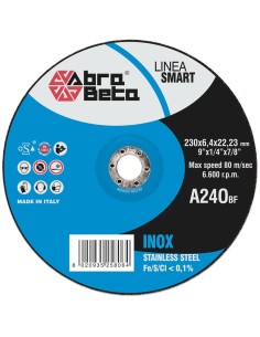 DISCO DE DESBASTE ACERO INOX CD A24O