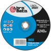 DISCO DE DESBASTE ACERO INOX CD A24O