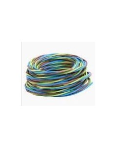 Metro hilo linea flexible libre halógenos TRIPLIN 750V negro/azul/Toma tierra