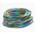 Metro hilo linea flexible libre halógenos TRIPLIN 750V negro/azul/Toma tierra