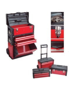 Trolley porta herramientas metálico 3 módulos