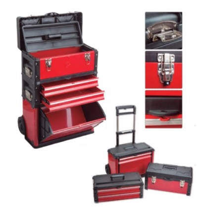 Trolley porta herramientas metálico 3 módulos