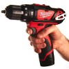 Taladro atornillador con percusión 12V M12 BPD-202C con cargador y 2 baterías 12v 2,0 Ah