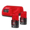Kit cargador 12V y 2 baterías 12V 3,0 Ah M12 NRG-302