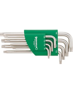 JUEGO 8 LLAVES TORX ACODADAS ACODADO TORX 10766/8 T9-T40