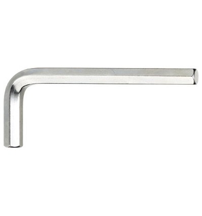 Llave acodada hexagonal corta niquelada mod 10760