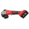 Mini amoladora 125 mm sin escobillas M18 BLSAG125XPD-402X 2 baterías 4,0 Ah y cargador