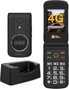 TELEFONO AGM M8 FLIP 4G PHONE DOBLE SIN 48MB/128MB